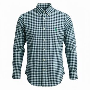 Polo Ralph Lauren Navy and White Checkered Shirt